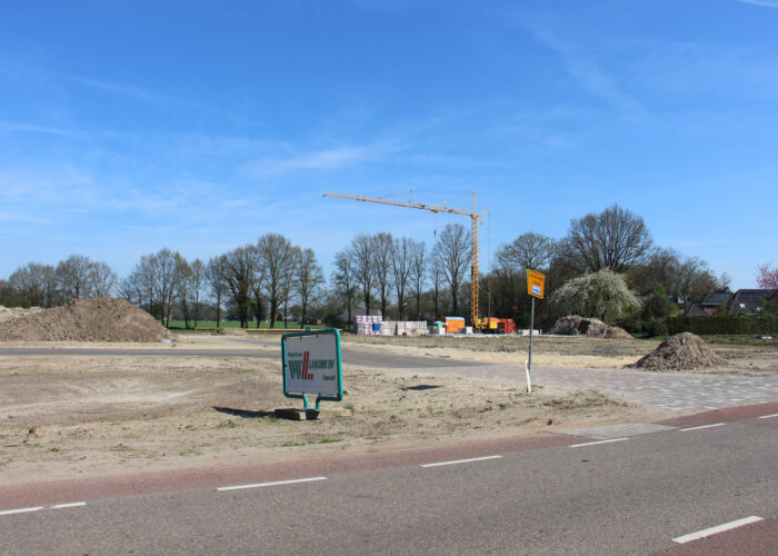 De eerste woningen